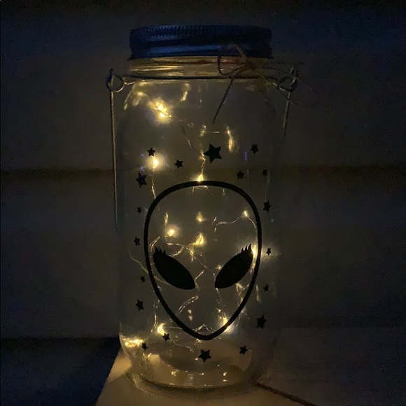 Other - Fairy Light Alien Jar Decor